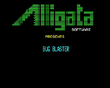 Bug Blaster (1983)(Alligata) screen shot title